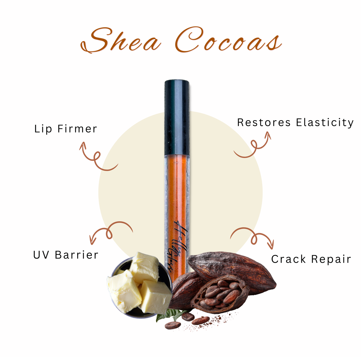 Pure Cocoa Haze Lip Gloss - A Dark Brown Boujee