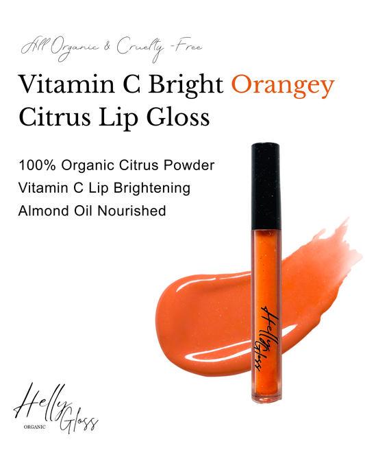 Bright Orangey Citrus Lip Gloss - Vitamin C Booster