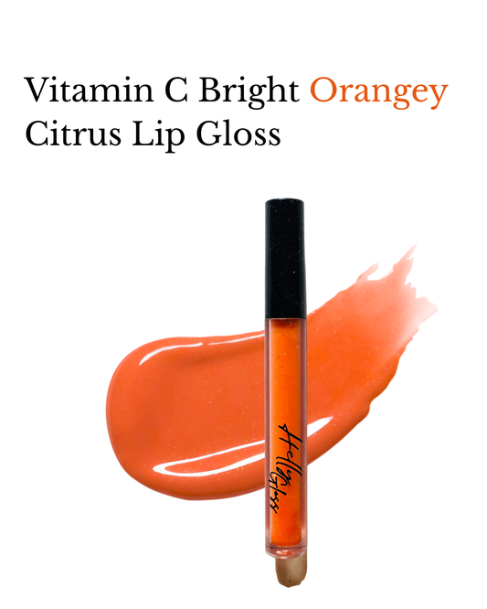 Bright Orangey Citrus Lip Gloss - Vitamin C Booster