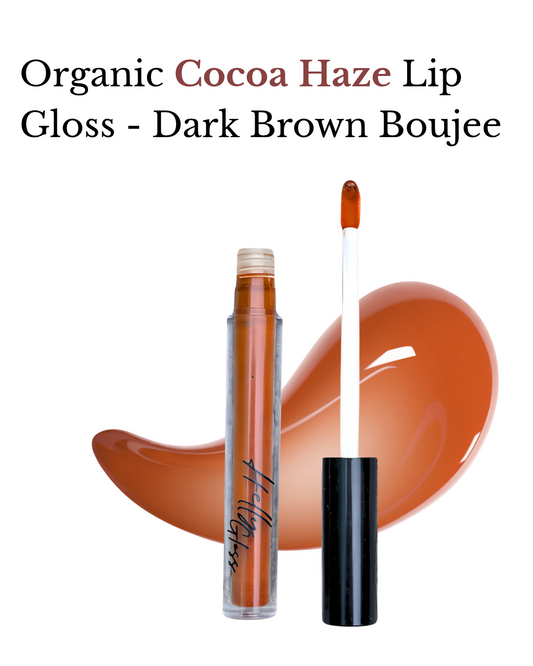 Pure Cocoa Haze Lip Gloss - A Dark Brown Boujee